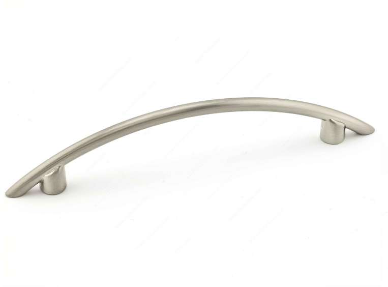 Richelieu Hardware 6231996195 - Contemporary Metal Pull Brushed Nickel